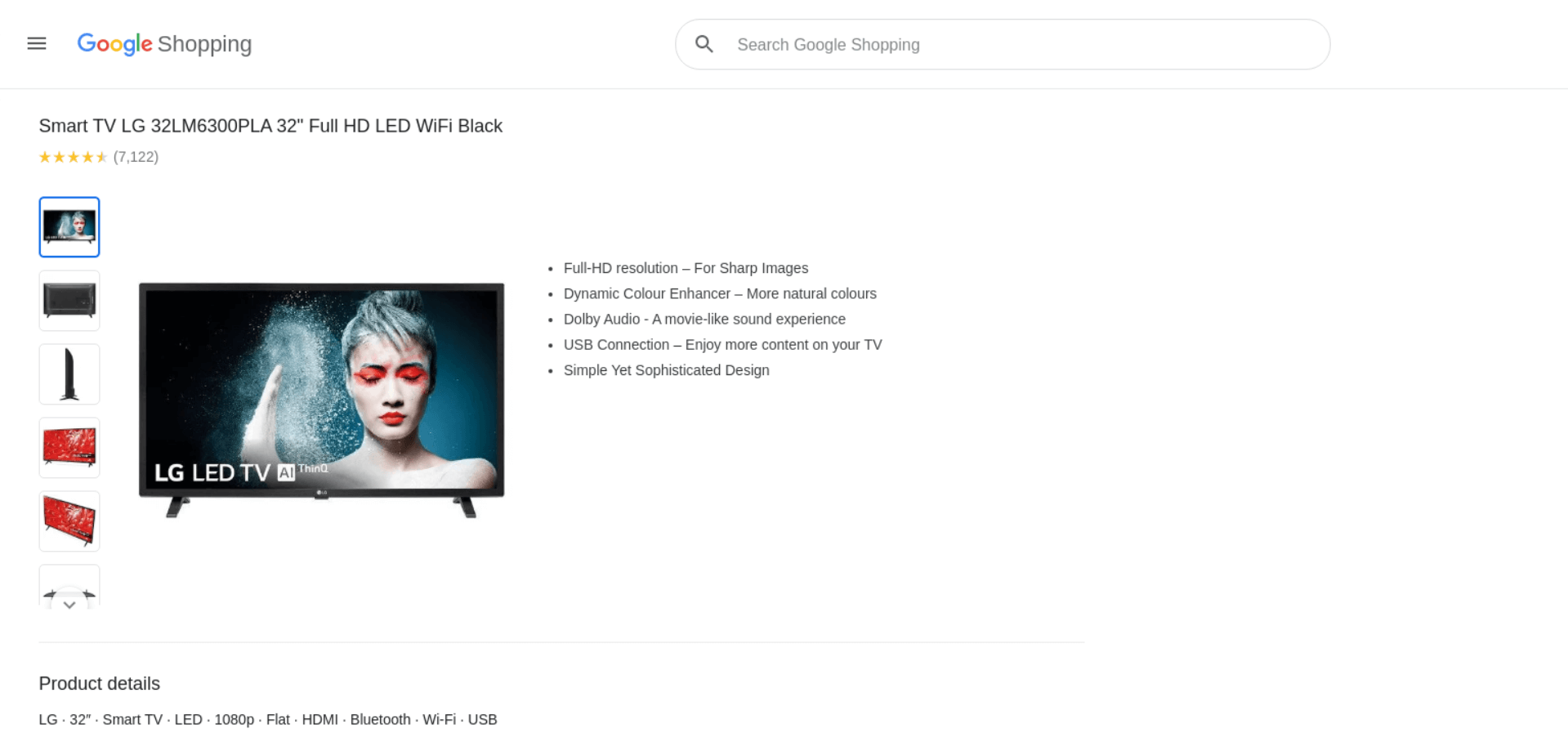 Google Product API example